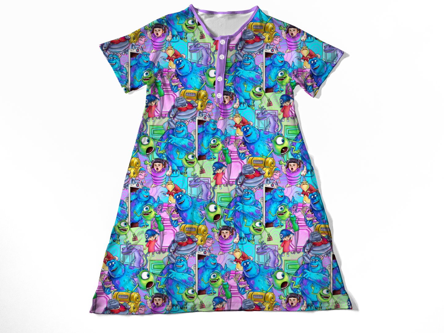 Squad Goals Purple Women's Nightgown