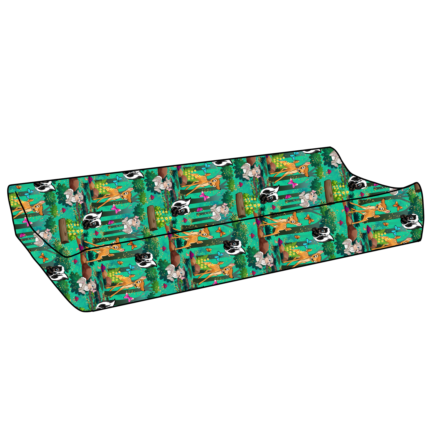 Forest Friends Bamboo Changing Pad Cover
