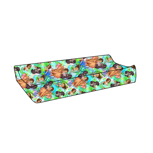 Jungle Friends Bamboo Changing Pad Cover