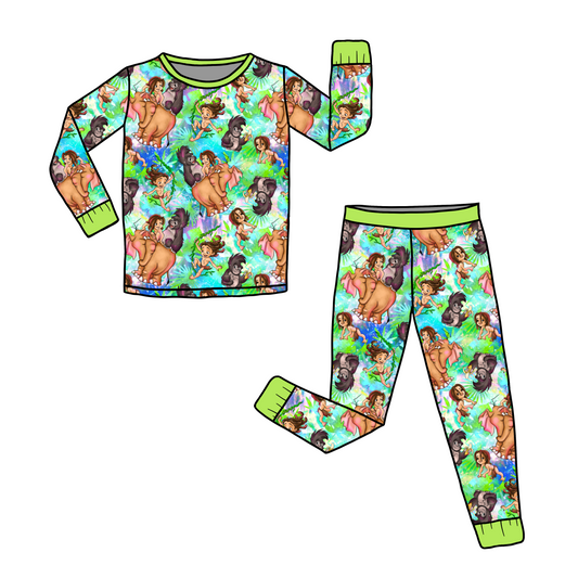 Jungle Friends Two-Piece Pajama Set