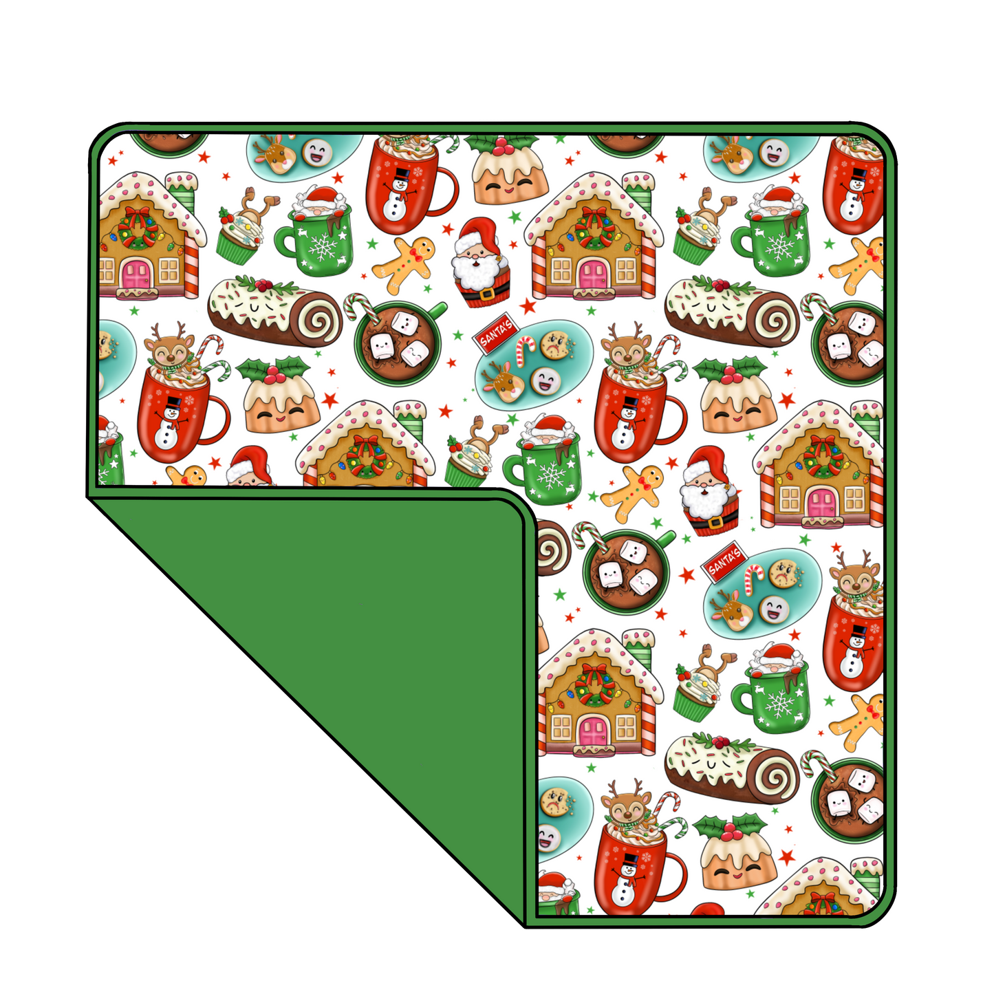 Holiday Sweets Bamboo Quilted Blanket