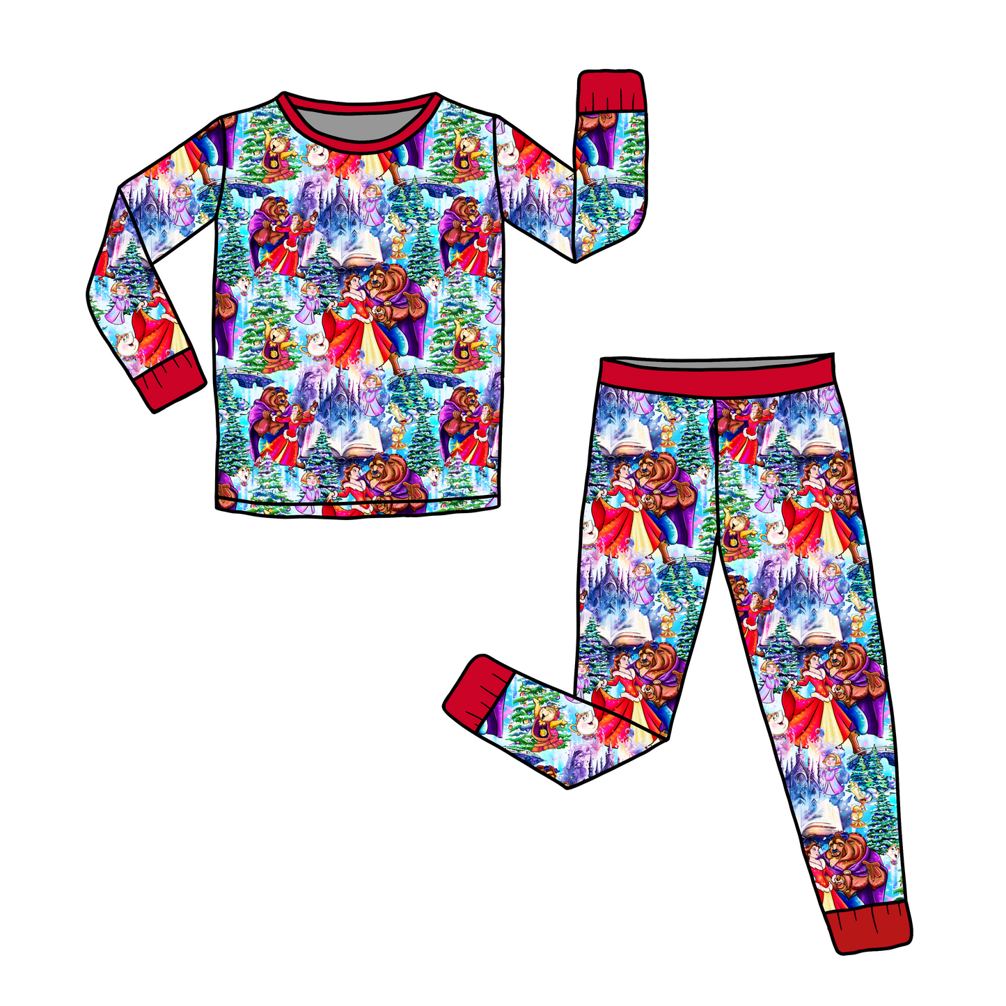 Enchanted Christmas Two-Piece Pajama Set