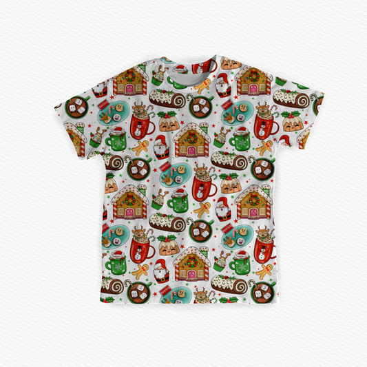 Holiday Sweets Adult Short Sleeve Top