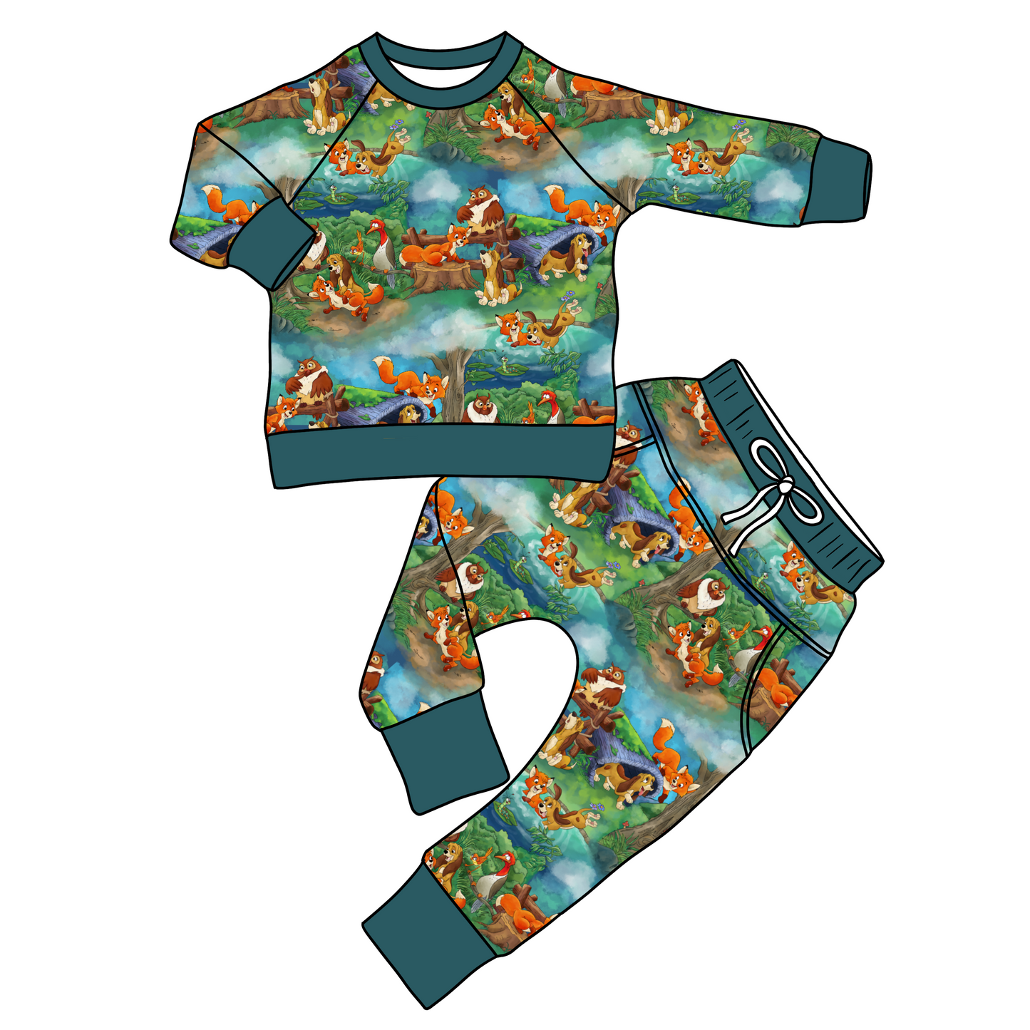 Best Of Friends Bamboo Terry Jogger Set