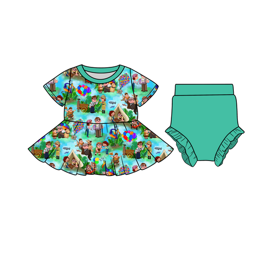 The Greatest Adventure Peplum/Bummies Set