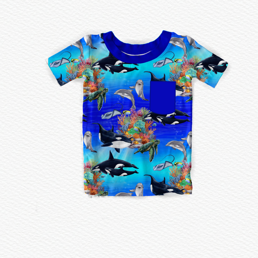 Ocean Life Pocket Tee