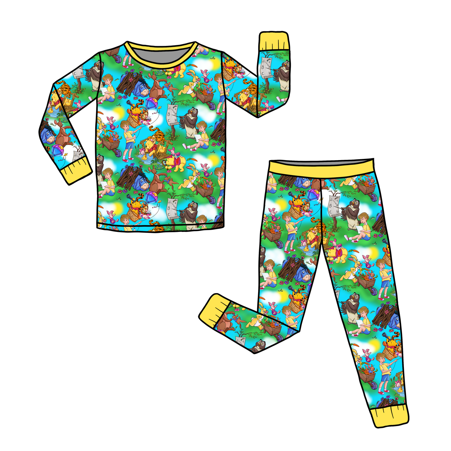 Adventure Bear Two-Piece Pajama Set
