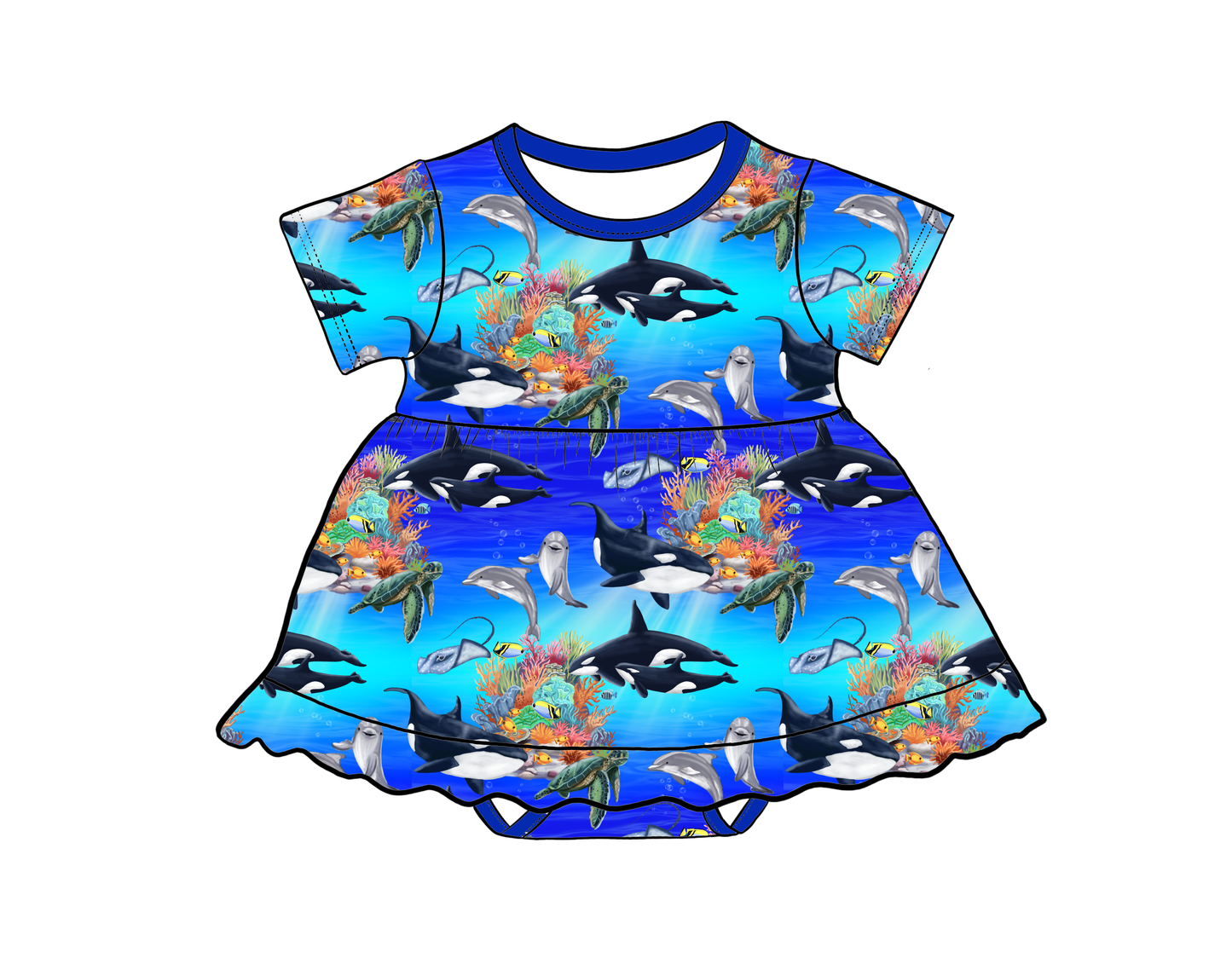 Ocean Life Bodysuit Twirl