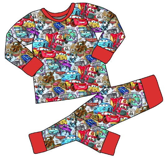 Radiator Springs Two-Piece Pajama Set