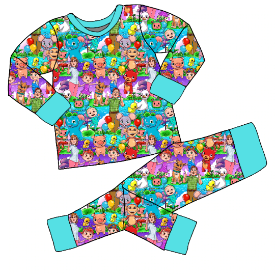 JJ's World Two-Piece Pajama Set